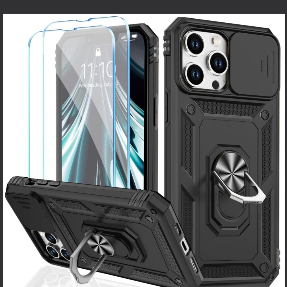 Iphone 13 Promax case w/screen protectors